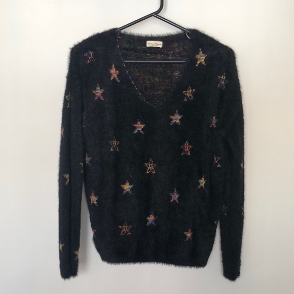 Cashmere Company Sweaters - Black V-neck jumper Made in Italy